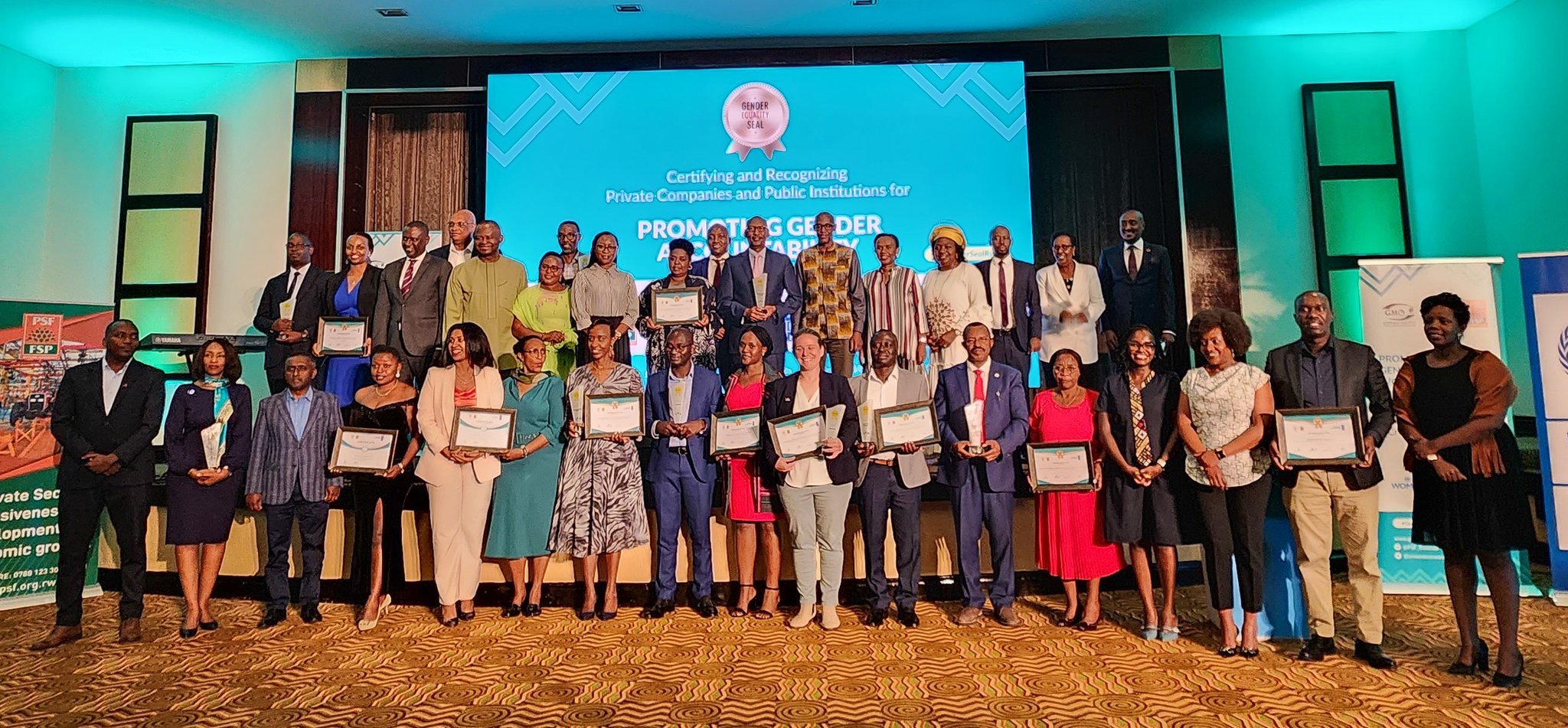 Second cohort of private companies and Public Institutions awarded with Gold Gender Equality Seal for promoting gender accountability